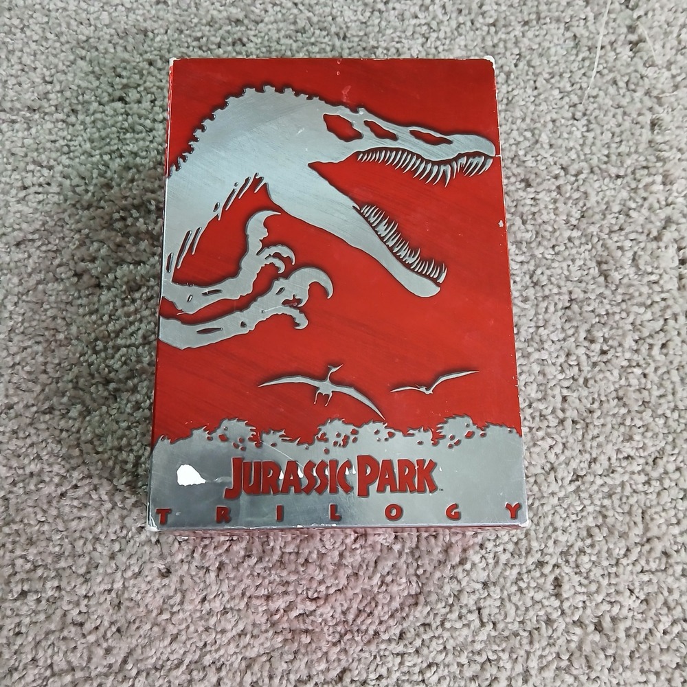 Jurassic Park Trilogy DVD Box Set Collector Edition 4-Disc Widescreen 2001